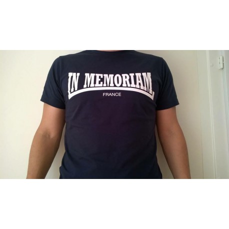T-shirt Homme Bleu Marine recto avec logo IM en écriture Lonsdale