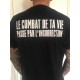 T-shirt Homme Insurrection marine recto/verso