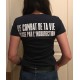 T-shirt Femme Insurrection marine recto/verso