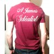 T-shirt Homme Bordeaux verso